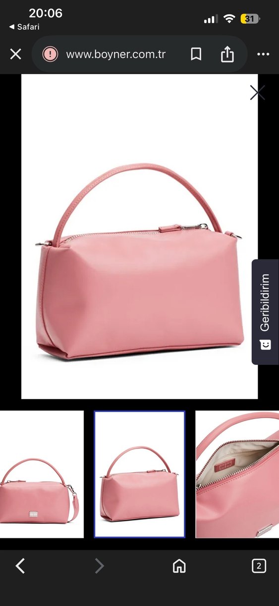 Tommy Hilfiger Gül Kurusu Kadın çapraz çanta - Görsel 3