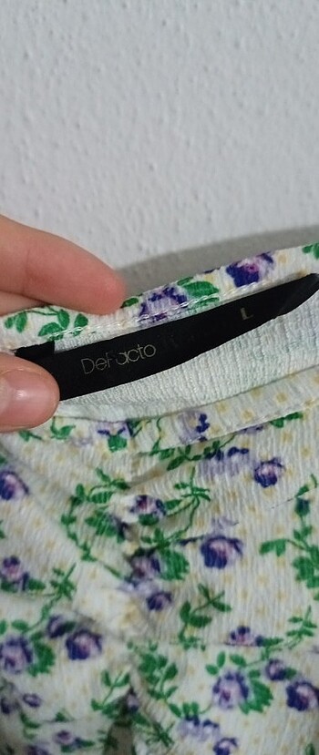 l Beden Çiçekli elbise