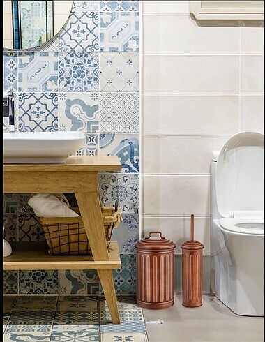 Mudo Bakır banyo seti