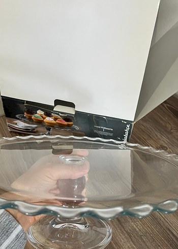 Paşabahçe ayaklı servis tabağı - Görsel 3