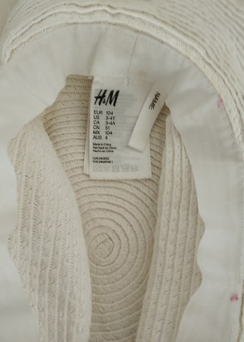 1-2 Yaş, 19 cm Beden 5 adet kız çocuk şapka.