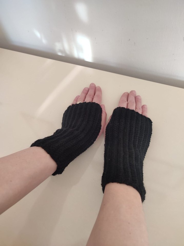 Unisex parmaksız eldiven - Görsel 4