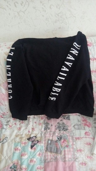 yazılı sweatshirt