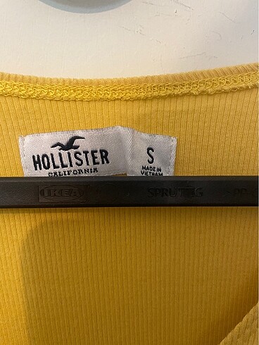 s Beden Hollister Sarı Uzun kollu tişört