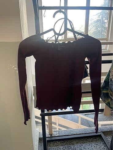 Forever 21 bordo crop