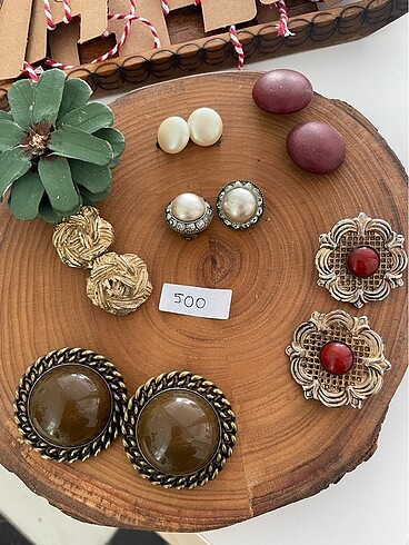 Gerçek Vintage Küpeler