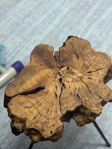 Doğal zeytin kütük sehpa - Görsel 2