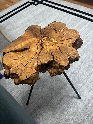 Doğal zeytin kütük sehpa - Görsel 4