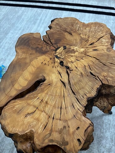 Doğal zeytin kütük sehpa - Görsel 5