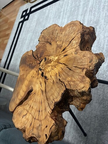 Doğal zeytin kütük sehpa - Görsel 7