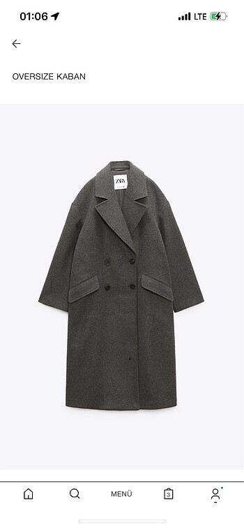 Zara Kaban oversize