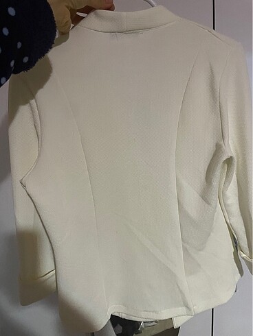 m Beden beyaz Renk Ambar Blazer ceket