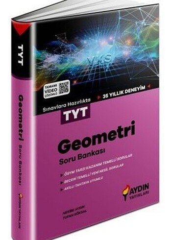 Aydın Yayınları Tyt Geometri Soru Bankası 