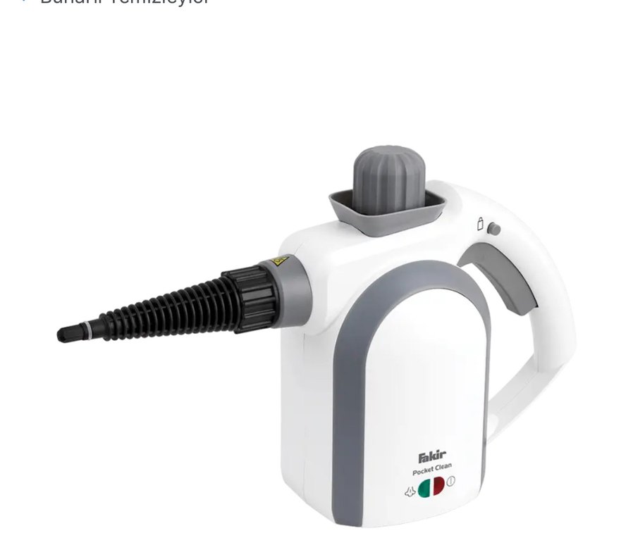 Fakir Beyaz-Gri Elektrikli Temizlik Cihazı - Görsel 3