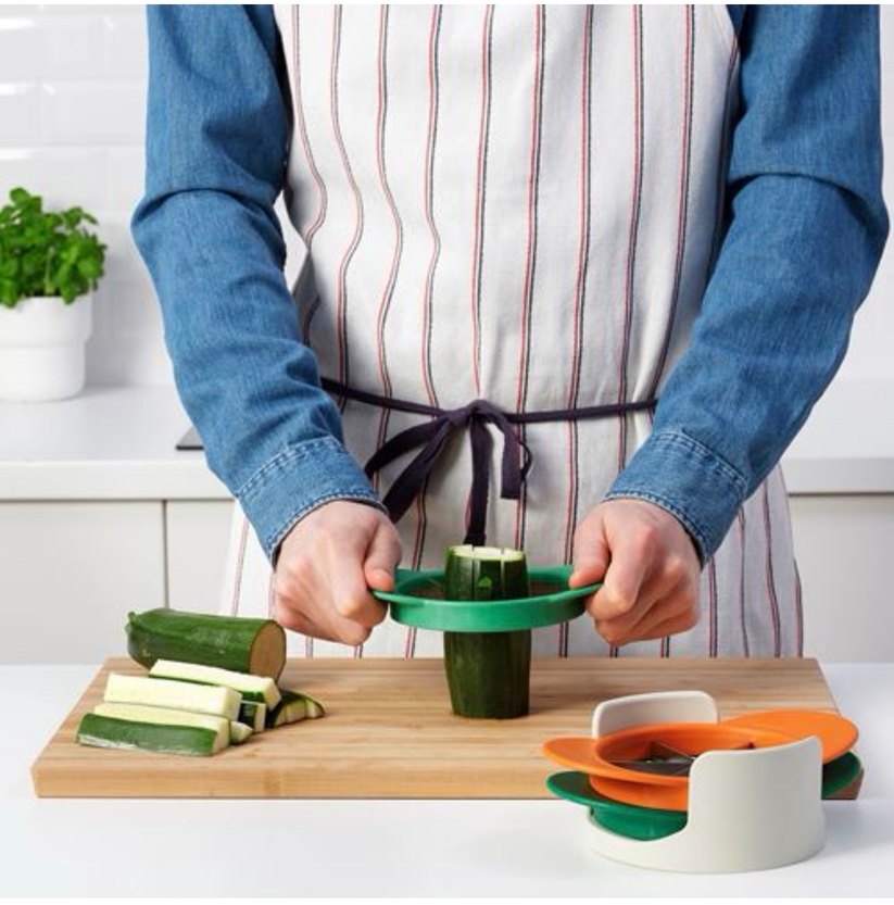 Turuncu Plastik Dilimleyici ve Saklama Kabı - Görsel 4