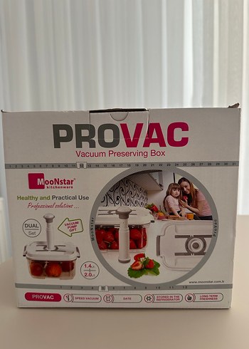 Vakumlu saklama kabı 2 adet - Görsel 2