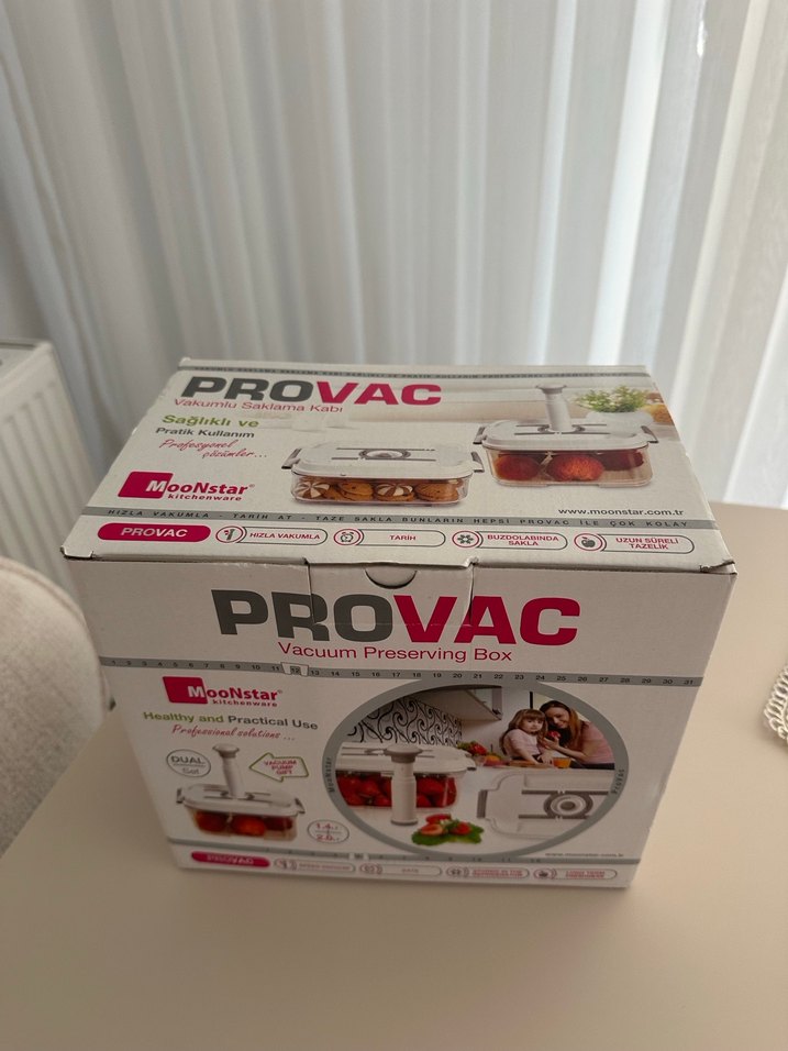 Vakumlu saklama kabı 2 adet - Görsel 3