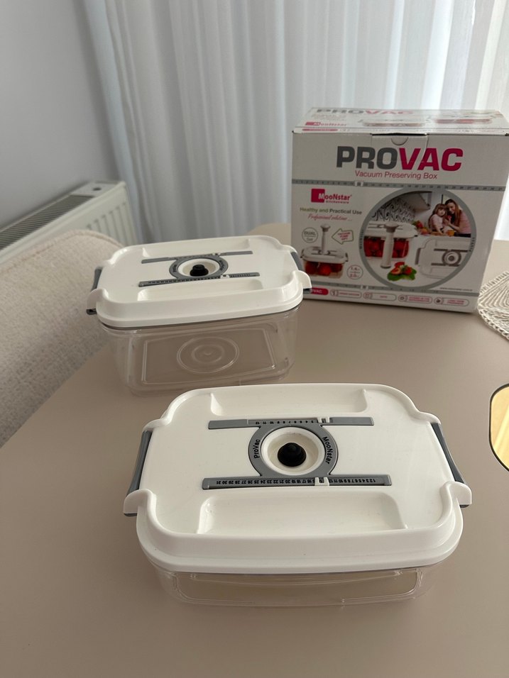 Vakumlu saklama kabı 2 adet - Görsel 4