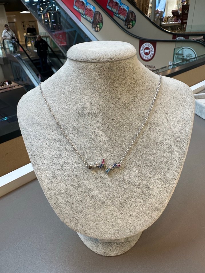 925 ayar gümüş kolye - Görsel 3