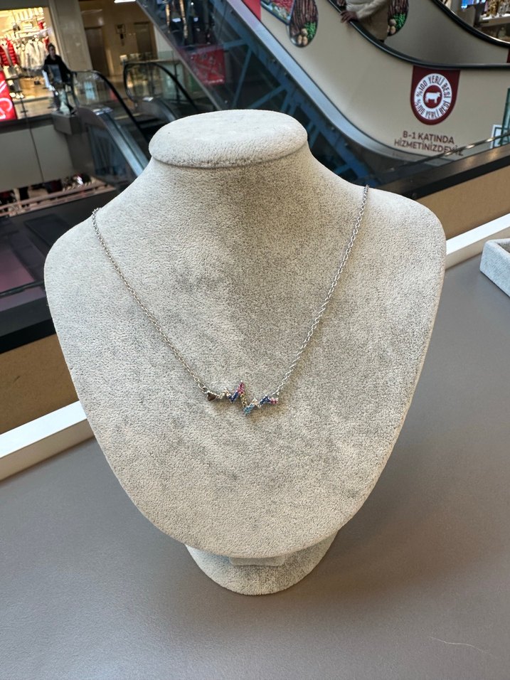 925 ayar gümüş kolye - Görsel 2