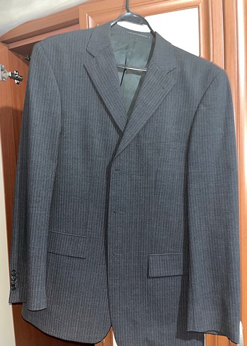 Gri Düz Desenli Erkek Takım Elbise - Görsel 3