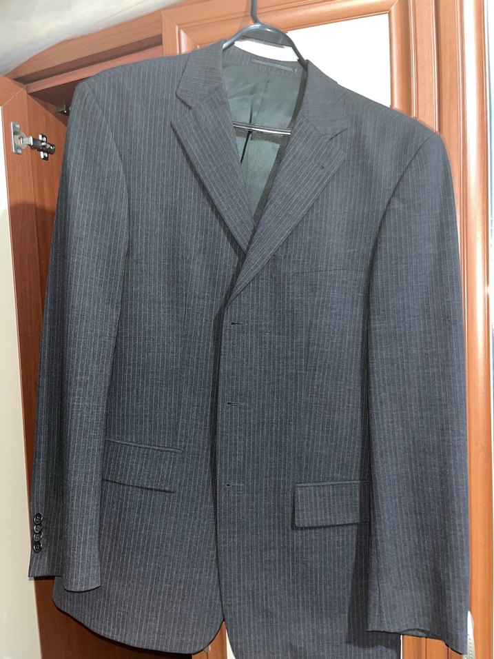 Gri Düz Desenli Erkek Takım Elbise - Görsel 3