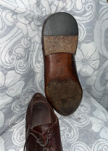 Klasik Vintage Erkek Deri Ayakkabı - Görsel 3