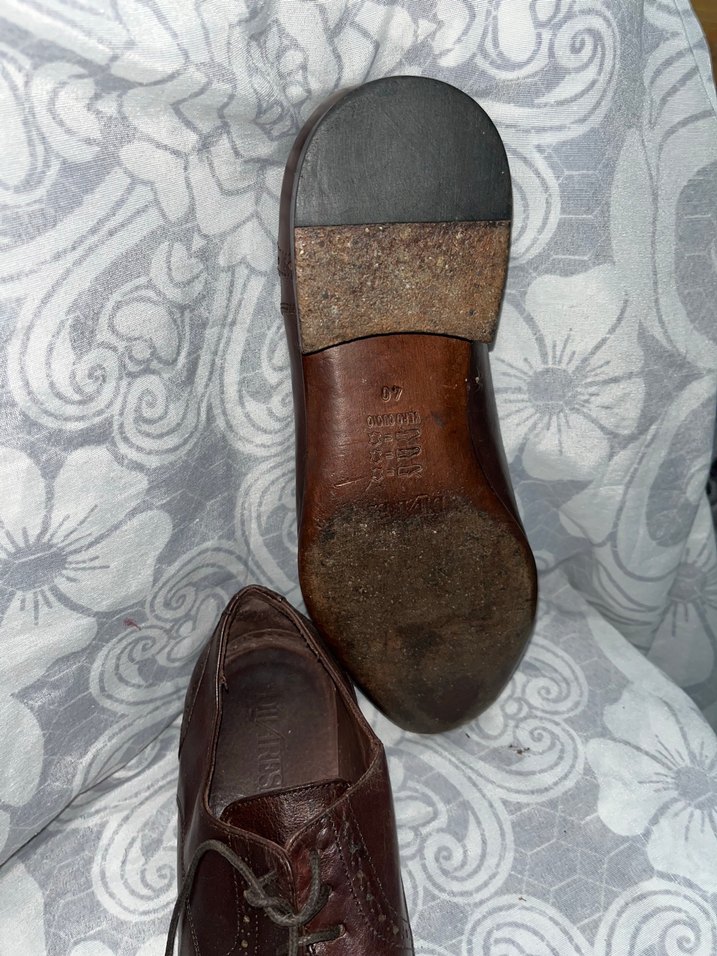 Klasik Vintage Erkek Deri Ayakkabı - Görsel 3