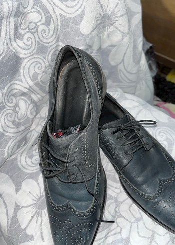 Lacivert Deri Klasik Erkek Ayakkabı - Görsel 2