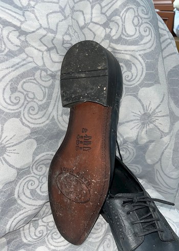 Lacivert Deri Klasik Erkek Ayakkabı - Görsel 3