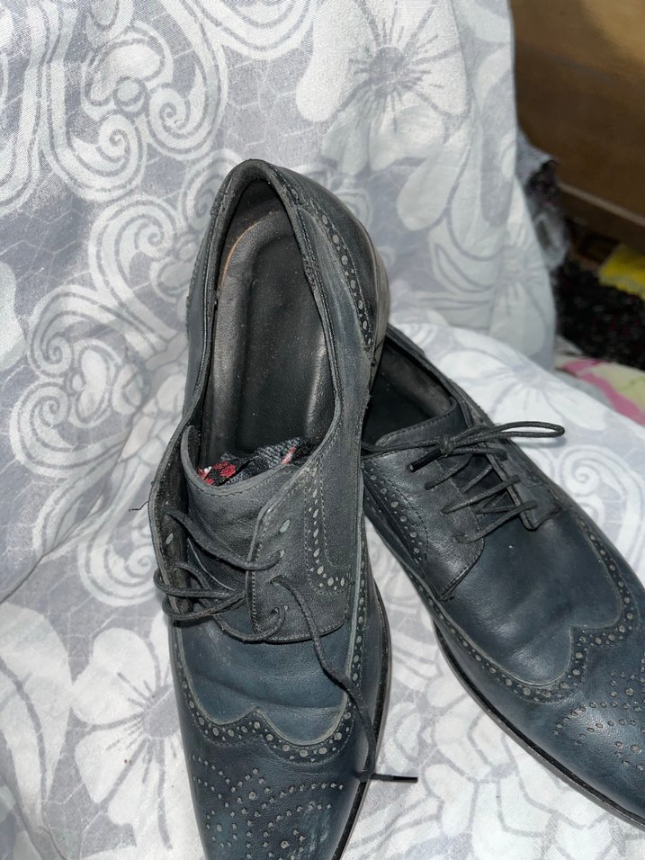 Lacivert Deri Klasik Erkek Ayakkabı - Görsel 2