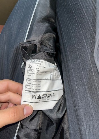 Altınyıldız Düğmeli Gri Erkek Takım Elbise - Görsel 2