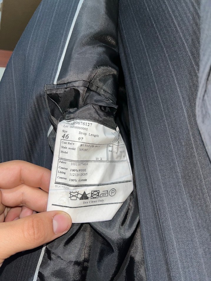 Altınyıldız Düğmeli Gri Erkek Takım Elbise - Görsel 2