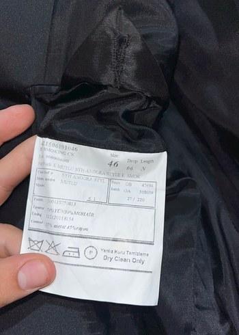 Altınyıldız Düz Siyah smokin Erkek Ofis Takım Elbise - Görsel 2