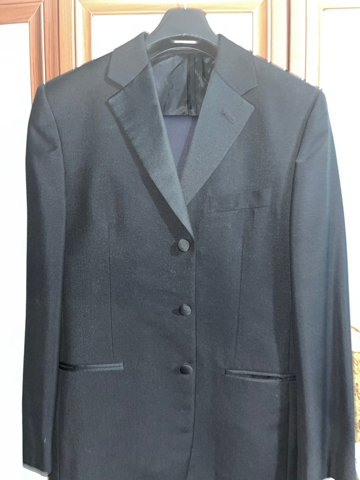 Altınyıldız Düz Siyah smokin Erkek Ofis Takım Elbise - Görsel 3