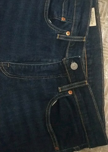 Erkek Lacivert Normal Kesim Denim Pantolon - Görsel 2