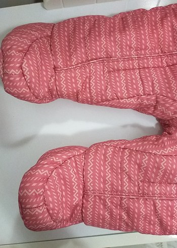 Nakışlı Pembe Kız Bebek Tulum - Görsel 5