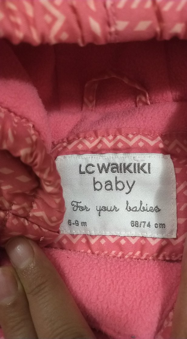 Nakışlı Pembe Kız Bebek Tulum - Görsel 3