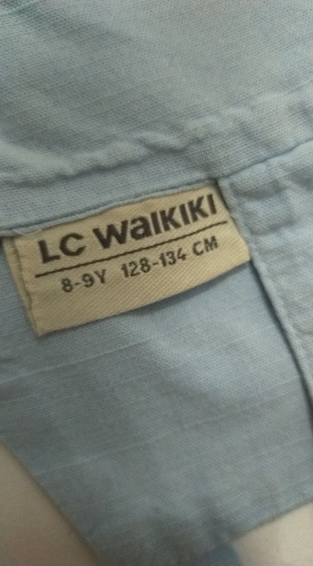 Kız Çocuk Mavi Pamuklu Askılı Bluz - Görsel 3