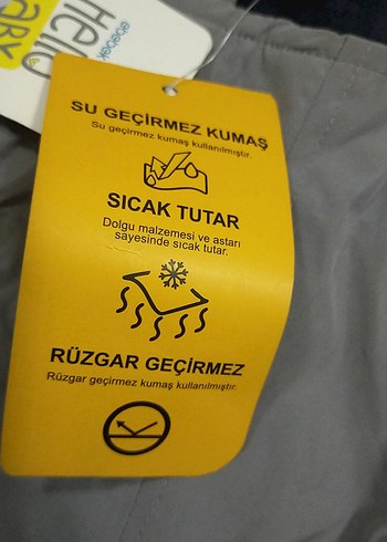 Erkek veya kı Çocuk Gri Streetwear Kadife kışlık kar Tulum - Görsel 5