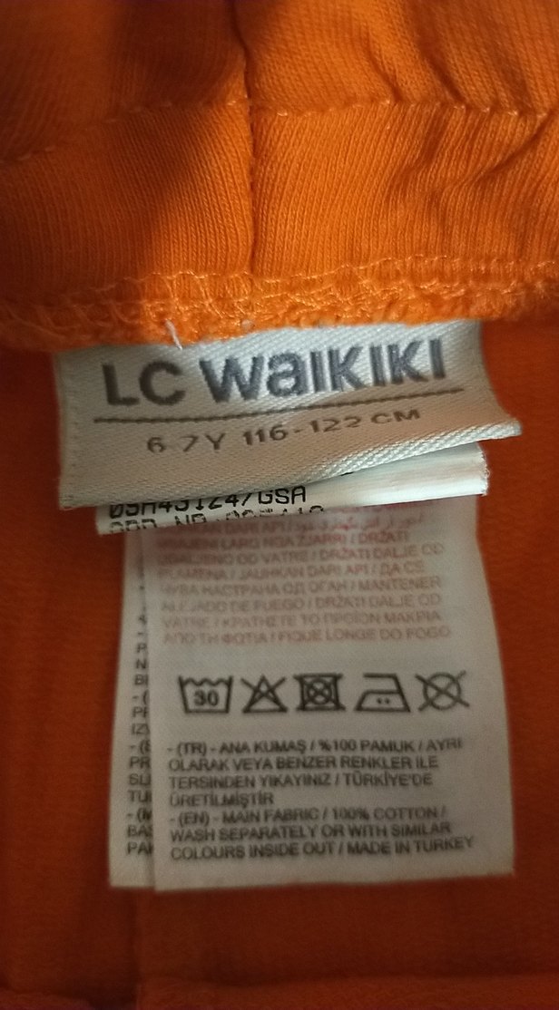 Püsküllü Turuncu Kız Çocuk Takımı - Görsel 4