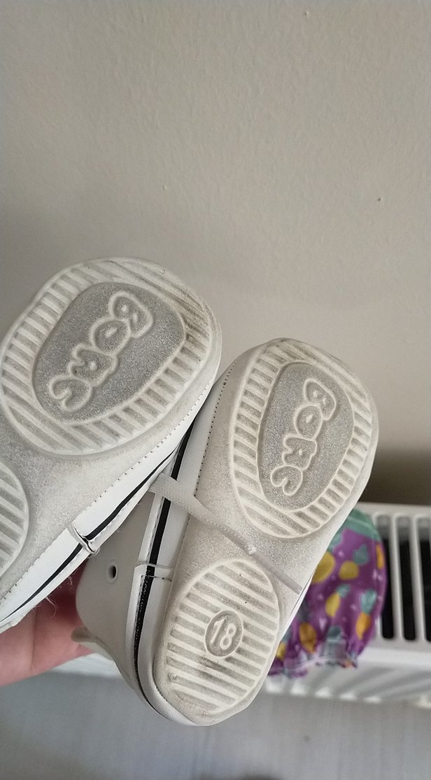 Beyaz  Bebek İlk Adım Ayakkabısı - Görsel 4