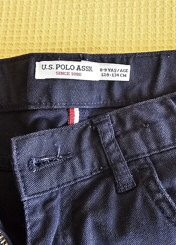 U.S Polo Assn. USPA 8-9 Yaş Lacivert Slim pantalon
