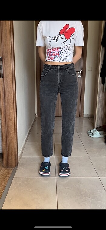 32 Beden siyah Renk Stradivarius jean