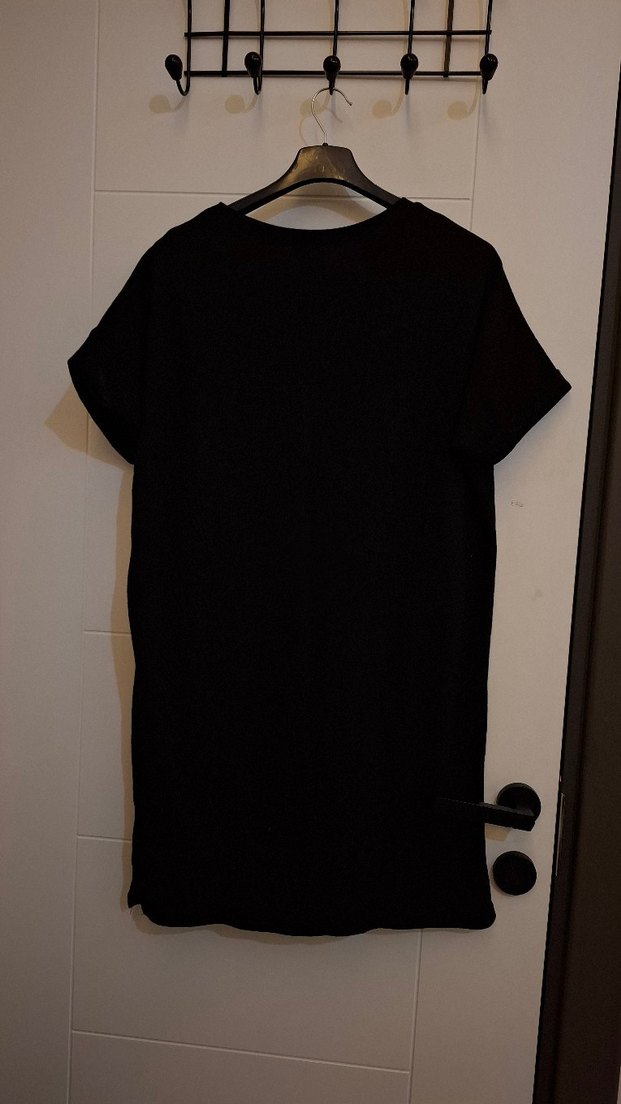 Siyah Mickey Baskılı Hamile Tişörtü - Görsel 5