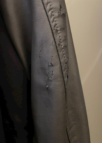 Amerikadan Alınma Siyah Gri Kapüşonlu Spor KOLEJ Mont - Görsel 8