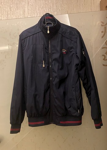 Gri Nakışlı Fermuarlı Erkek Ceket - Görsel 2