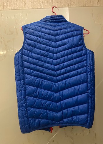 Mavi Fermuarlı Erkek Yelek - Görsel 2