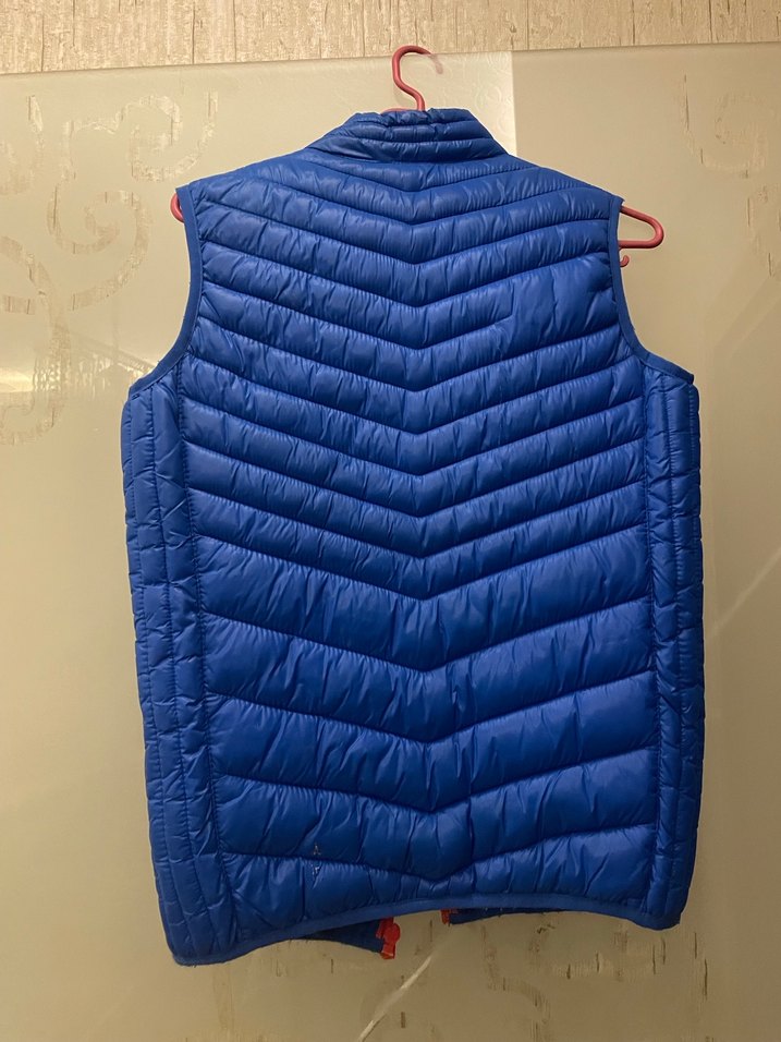 Mavi Fermuarlı Erkek Yelek - Görsel 2