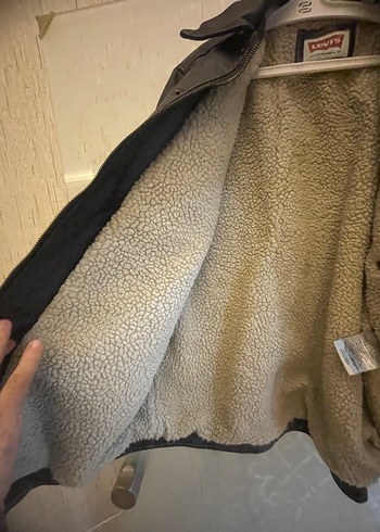 Levi's Siyah Deri Düğmeli Erkek Ceket - Görsel 4